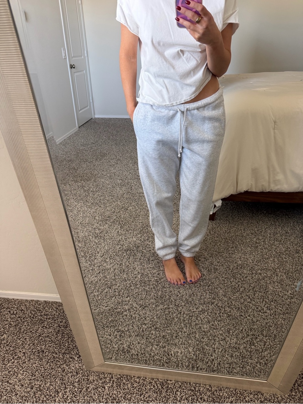 Skims cotton fleece jogger